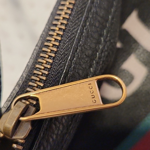 GUCCI black leather Half Moon shoulder bag - Picture 9 of 13